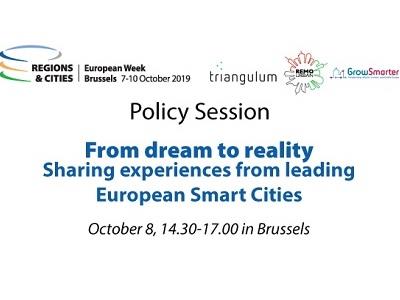The first three smart city projects share results in Brussels – sign up now