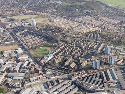 Sneinton district of Nottingham, England, showing the way for a sustainable energy future in Europe